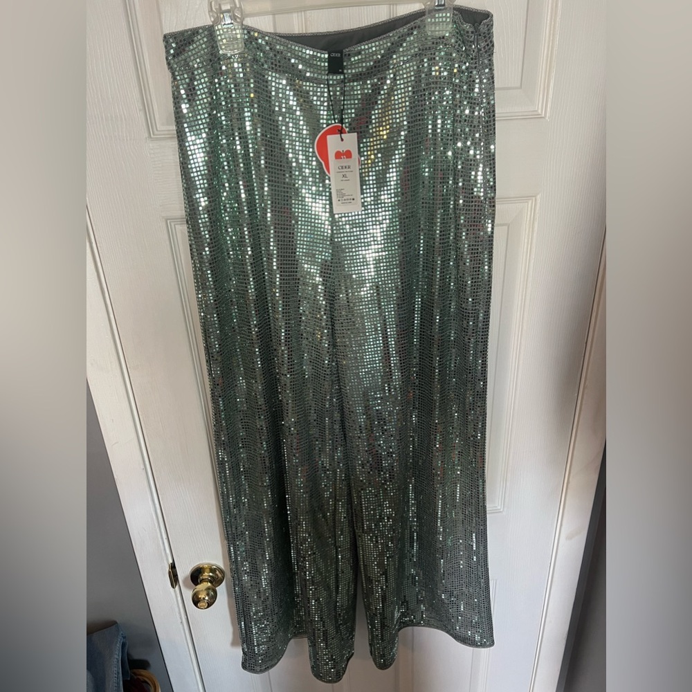 Mirrorball pants!